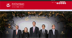 Desktop Screenshot of amchamspain.com