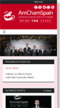 Mobile Screenshot of amchamspain.com